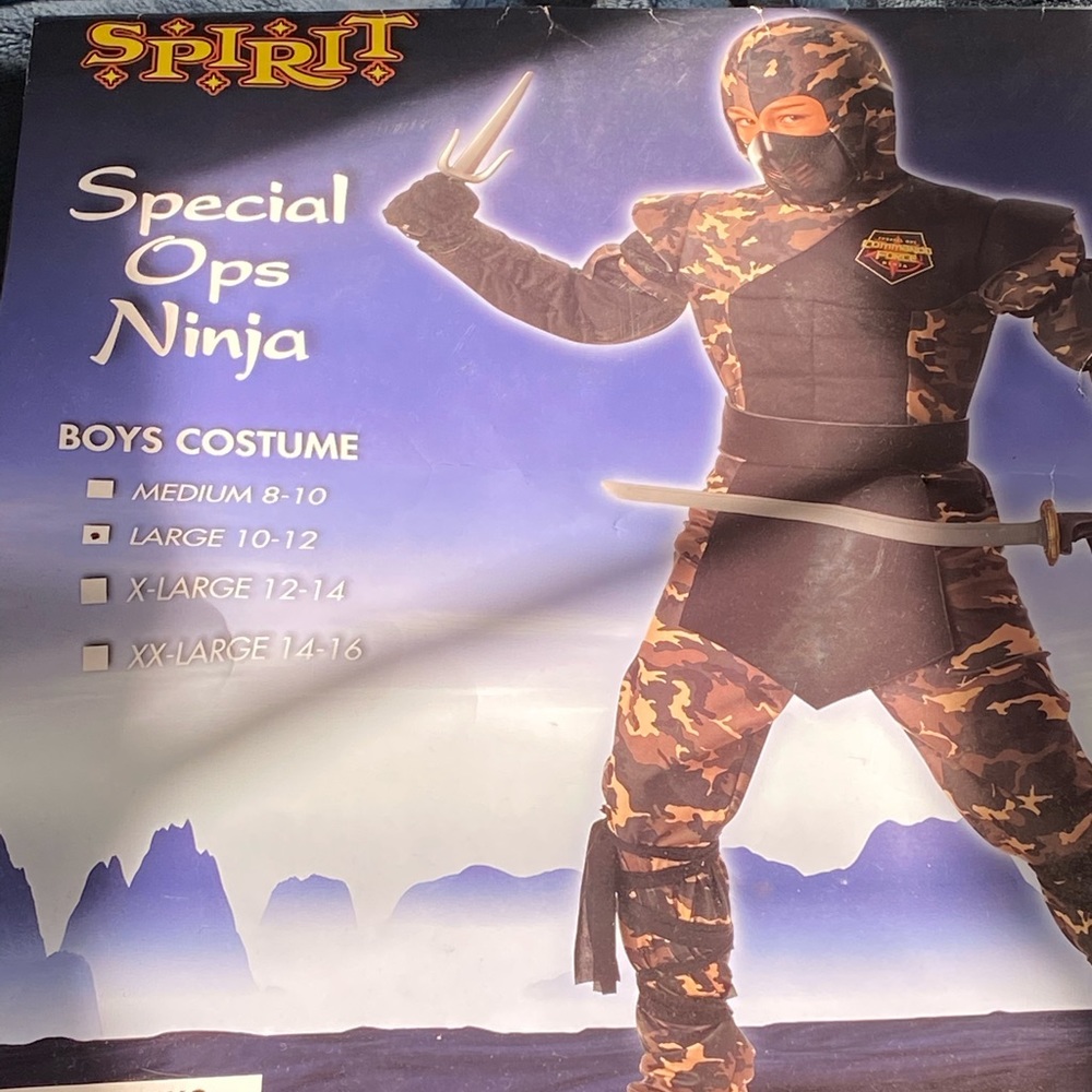 Special Ops Ninja childs costume